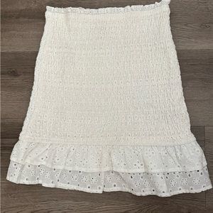 White Pacsun skirt size SM